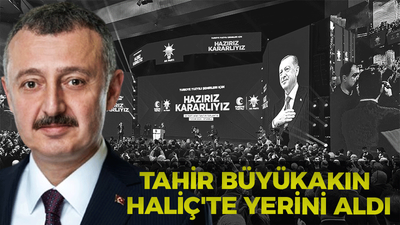 Tahir Büyükakın Haliç'te yerini aldı