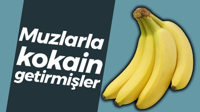 Muzların arasına gizlenen 77 kilogram uyuşturucu ele geçirildi