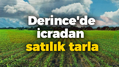 Derince'de icradan satılık tarla