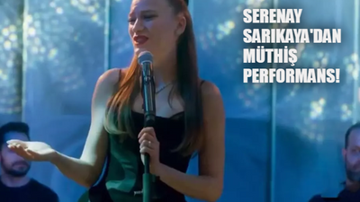 Aile dizisinin Devin'i Serenay Sarıkaya'nın ''Benim Dünyam'' performansı gündem oldu!