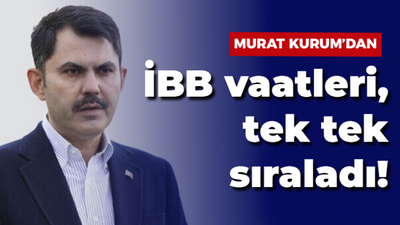 AK Parti İBB Başkan adayı Murat Kurum, vaatlerini sıraladı