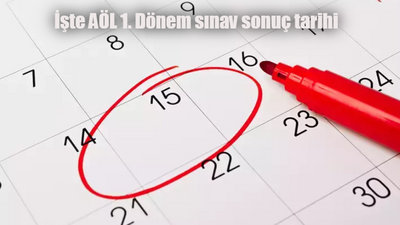 AÖL sınav sonuçları ne zaman açıklanacak, açıklandı mı? AÖL 1. Dönem sınav sonuç tarihi! Açık Öğretim Lisesi sınav sonucu sorgulama