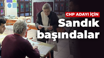 Binlerce kişi CHP için sandık başında