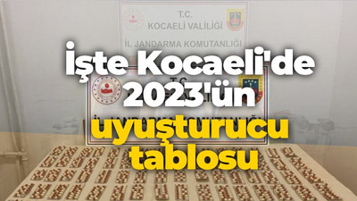 İşte Kocaeli'de 2023'ün uyuşturucu tablosu