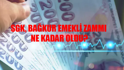 SSK Emekli Zam Haberleri SON DAKİKA: Emekli Maaşlarına Ne Kadar Zam Oldu? Bugün Emekli Olsam Ne Kadar Maaş Alırım? SSK Bağkur Emekli Zam Oranı