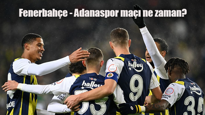 Fenerbahçe Adanaspor maçı ne zaman, saat kaçta, hangi kanalda?