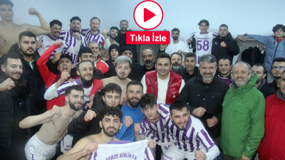 Gebze Birlik şampiyonluğu doyasıya kutladı