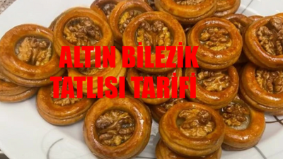 Gelinim Mutfakta Altın Bilezik Tatlısı TARİFİ: Altın Bilezik Tatlısı Nasıl Yapılır? İşte 31 Ocak Gelinim Mutfakta Altın Bilezik Tatlısı Yapımı