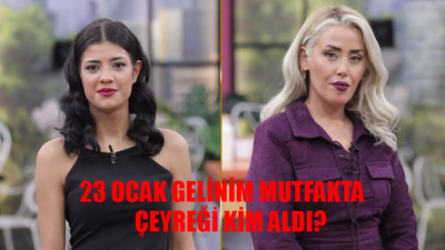 23 Ocak Gelinim Mutfakta Puan Durumu TIKLA ÖĞREN! Gelinim Mutfakta Bugün Çeyreği Kim Aldı? Gelinim Mutfakta 23 Ocak Birincisi