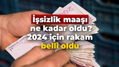 İşsizlik maaşı ne kadar oldu? 2024 için rakam belli oldu