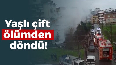 Yaşlı çift ölümden döndü!