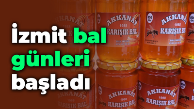 İzmit bal günleri başladı