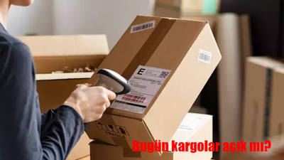 Kargolar bugün açık mı, kapalı mı? 1 Ocak Pazartesi günü kargolar çalışıyor mu, dağıtım yapıyor mu?