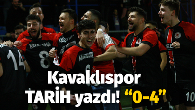 Kavaklıspor TARİH yazdı! “0-4”