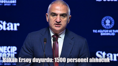 Kültür ve Turizm Bakanlığı 1500 personel alıyor!