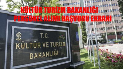 Kültür ve Turizm Bakanlığı 1629 Personel Alımı BAŞVURU EKRANI! Kültür Turizm Bakanlığı Personel Şartları! Kültür Turizm Bakanlığı Branş Dağılımı