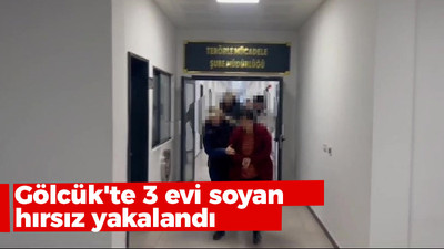 Kocaeli haber - Gölcük'te 3 evi soyan hırsız yakalandı