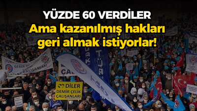 MESS’ten metal işçisine yeni teklif: Yüzde 60! Kazanılmış haklara da göz diktiler