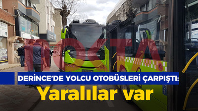 Yolcu otobüsleri çarpıştı 6 yaralı