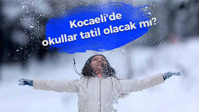 Kocaeli'de okullar tatil olacak mı?