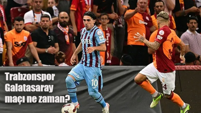 Trabzonspor Galatasaray maçı ne zaman, saat kaçta, hangi kanalda?