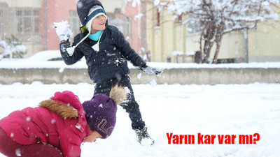 Yarın hava nasıl olacak? İstanbul'da kar ne zaman yağacak? Yarın İstanbul'da kar var mı?