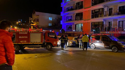 Kaza sonrası doğal gaz kutusu sızıntı yaptı!