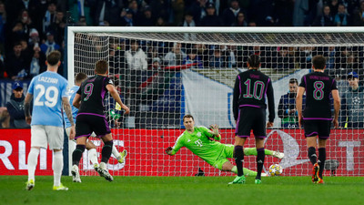 UEFA Şampiyonlar Ligi: Lazio: 1 - Bayern Münih: 0