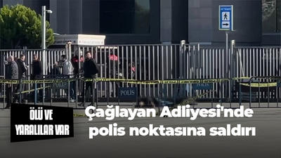 Çağlayan Adliyesi'ne silahlı saldırı: 6 yaralı var, 2 saldırgan öldürüldü