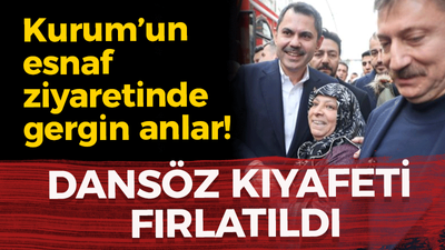 Vatandaş, Hakan Bahadır'a dansöz kıyafeti fırlattı!