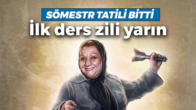 Yarıyıl tatili sonrası ilk ders zili yarın çalacak