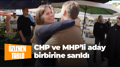 Siyasette özlenen tablo: CHP ve MHP’li aday birbirine sarıldı