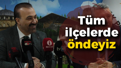 Talus: Tüm ilçelerde öndeyiz