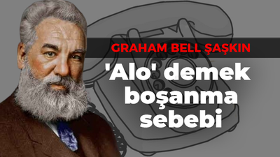 Graham Bell şaşkın 'Alo' demek boşanma sebebi