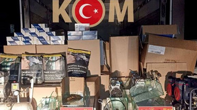 Kocaeli'deki kaçak sigara operasyonunda binlerce malzeme yakalandı