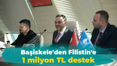 Başiskele'den Filistin'e 1 milyon TL destek