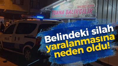 Belindeki silah yaralanmasına neden oldu!