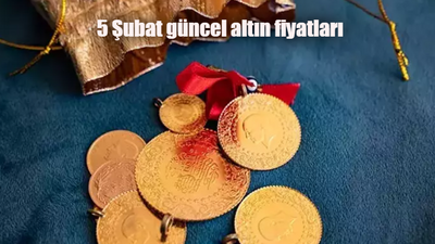 Bugün gram altın, cumhuriyet altını ve çeyrek altın kaç TL? Altın fiyatları 5 Şubat 2024!