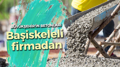 Kocaeli Büyükşehir’in betonları Başiskeleli firmadan