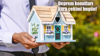 Deprem konutları kura çekimi ne zaman? Deprem konutları kura çekimi saat kaçta, hangi kanalda?