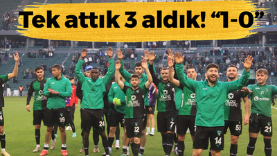 Tek attık 3 aldık! “1-0”