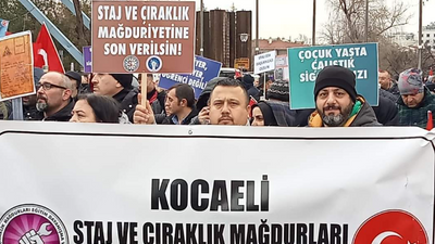 Çıraklık ve Staj Sigortası mağdurlarından İstanbul'da miting!