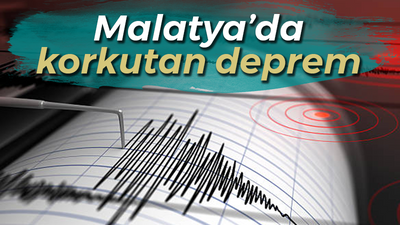 Malatya'da korkutan deprem!