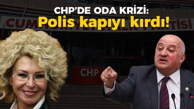 CHP'de oda krizi: Polis kapıyı kırdı!