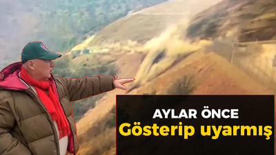 Erzincan’daki felaket göstere göstere gelmiş! Aylar önce eliyle gösterip uyarmış