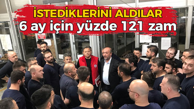 Kalıp işçileri 6 ay için yüzde 121 zam aldı