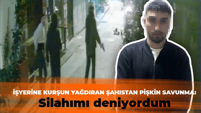 İşyerine kurşun yağdıran şahıstan pişkin savunma: Silahımı deniyordum!