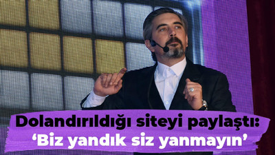 Ali İhsan Varol dolandırıldığı siteyi paylaştı: ‘Biz yandık siz yanmayın’