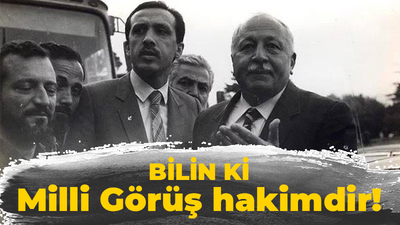 Şahin Talus: Bilin ki Milli Görüş hakimdir!