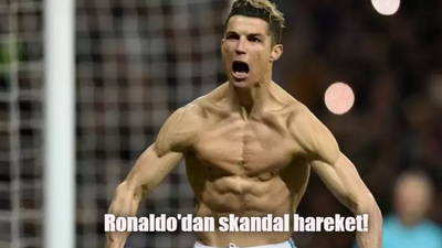 Ronaldo ne yaptı? Ronaldo'nun skandal hareketi ne? Ronaldo taraftarlara ne yaptı?